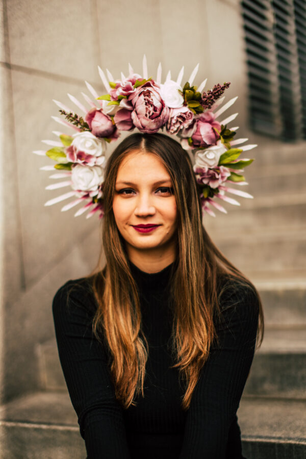 Spring Flower Halo Crown - Image 3