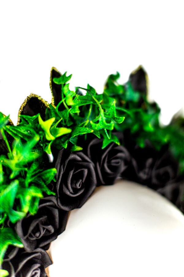 Black Rose Ivy Crown - Image 5