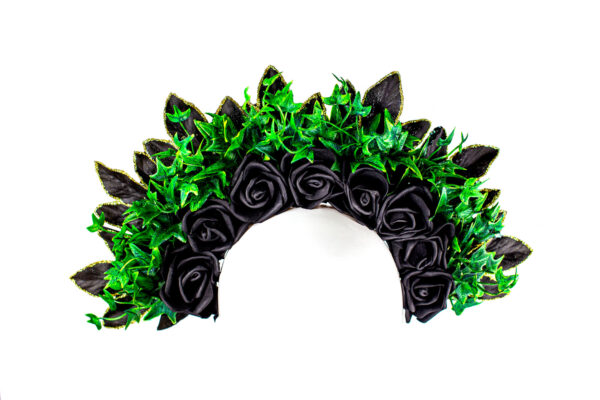 Black Rose Ivy Crown - Image 2