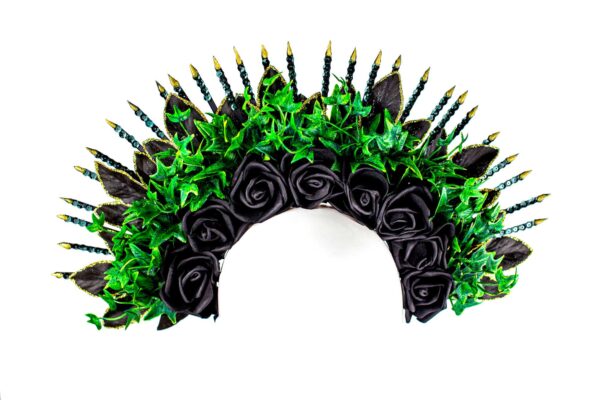 Black Rose Ivy Crown - Image 7