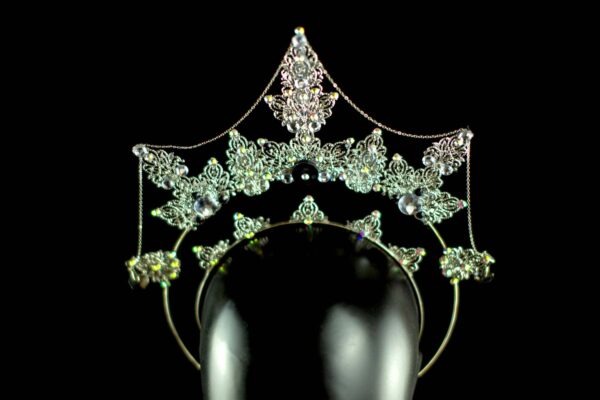 Silver Ornament Halo Crown - Image 9