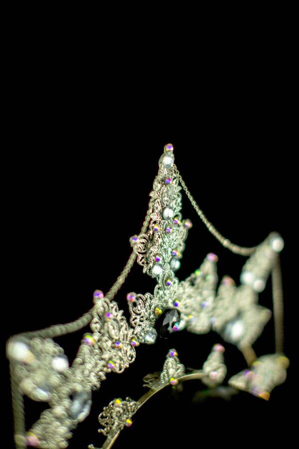 Silver Ornament Halo Crown - Image 4