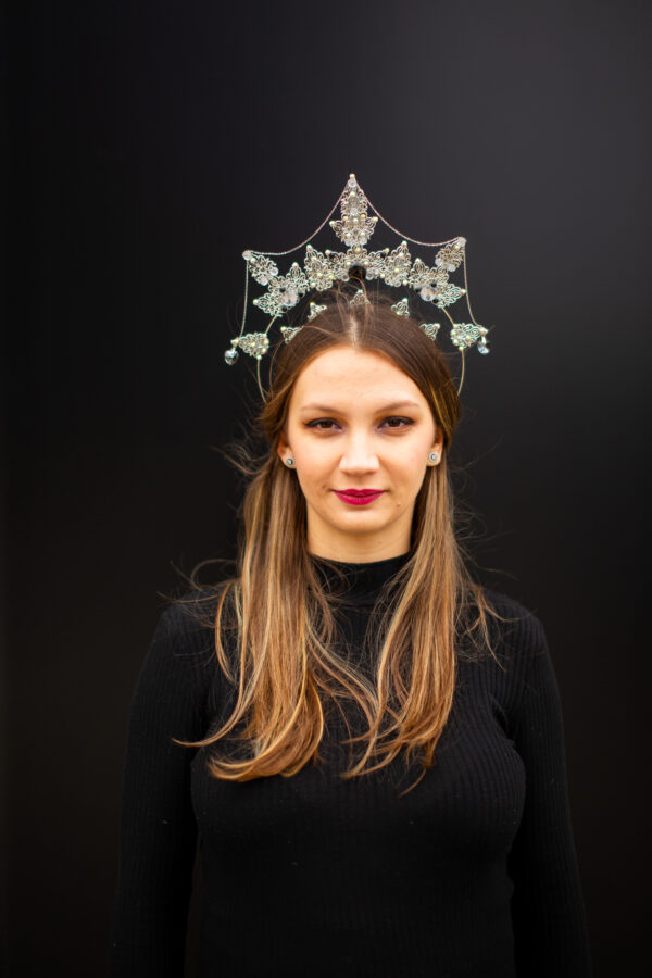 Silver Ornament Halo Crown - Image 12