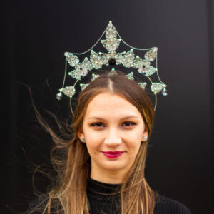 Silver Ornament Halo Crown