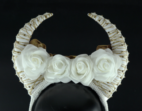 Golden Rose Horn Crown - Image 6